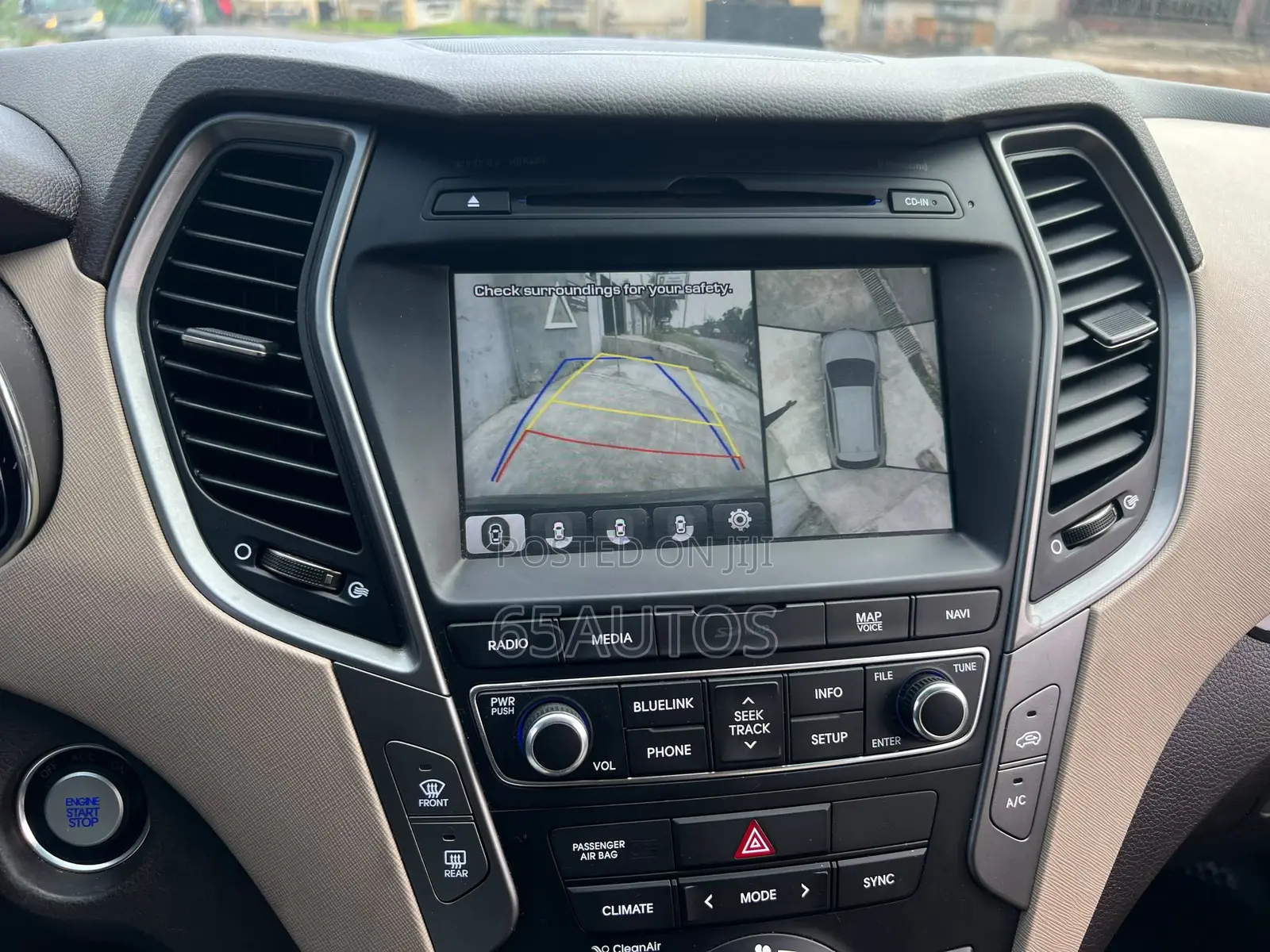 Hyundai Santa Fe 2017 Blue