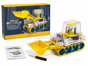Mechanical Forklift Loader – Transparent Gear Body With Light Music