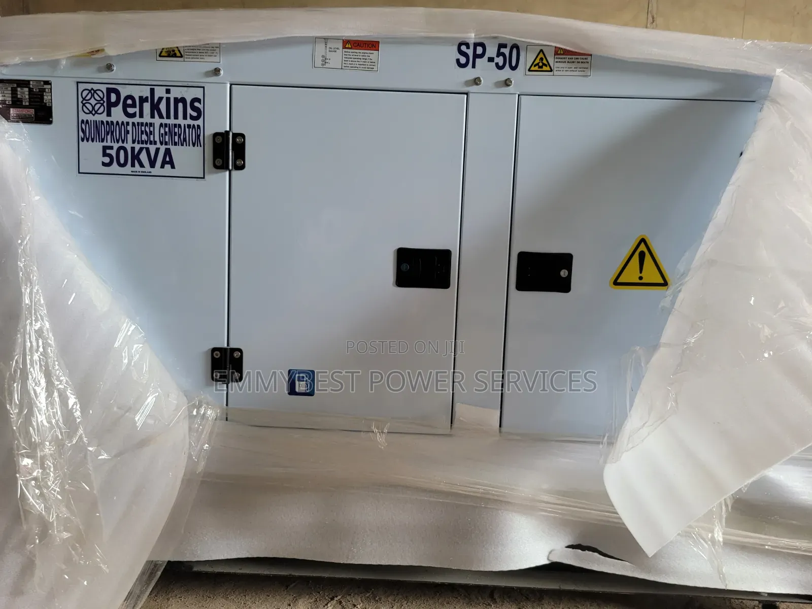 3 Phase 50kva Perkins Soundproof Generator
