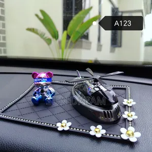 Car Ornaments Car Accessories Solar Airplane Spin When Moving