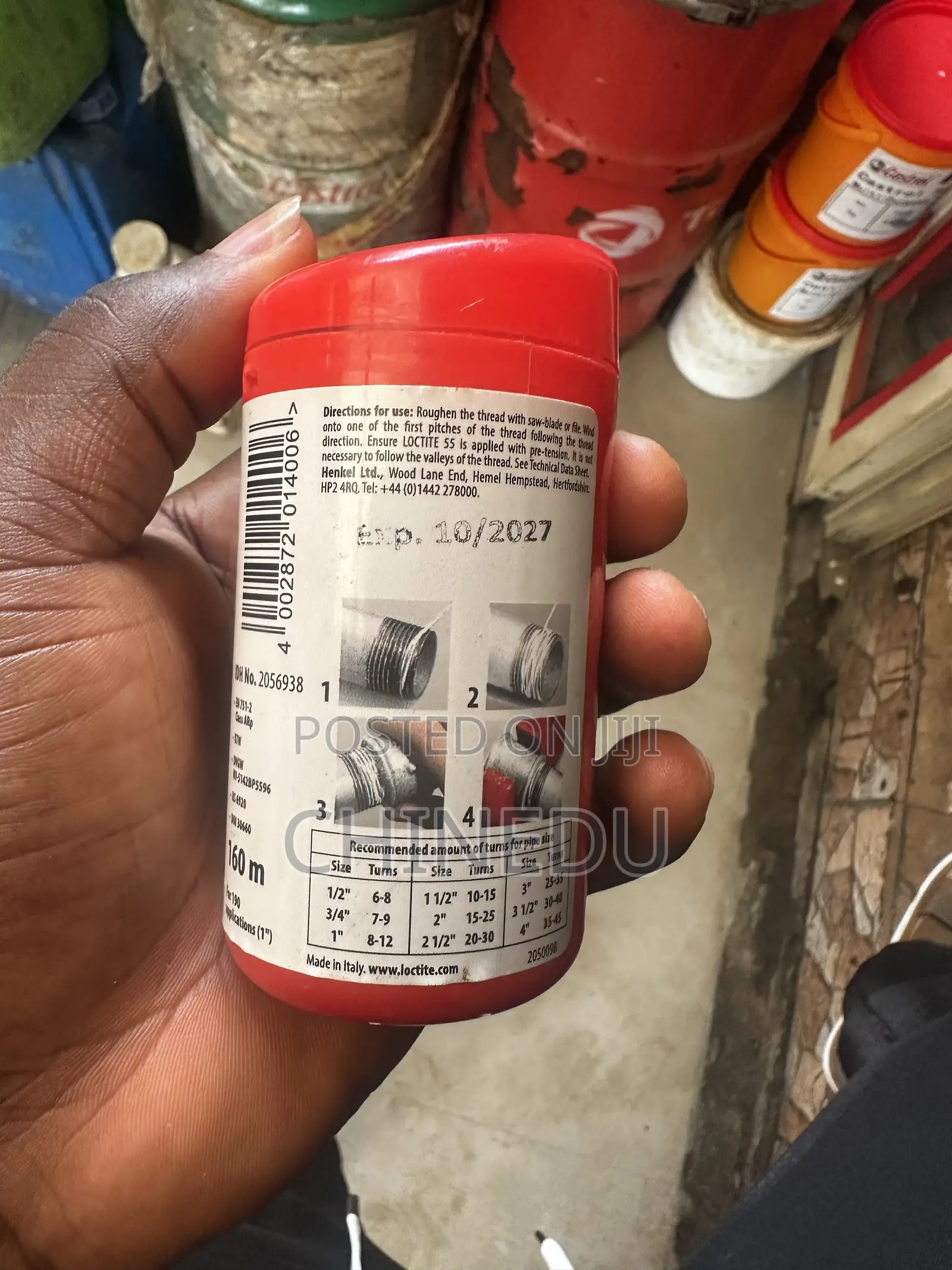 Loctite 55 Pipe Sealing Cord