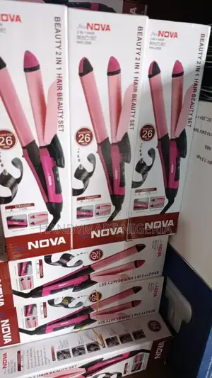 Nova Beauty 2 in 1 Hair Beauty Set (Model NHC-2009).