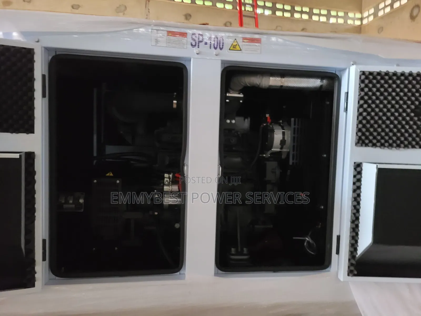 Weatherproof Silent 100kva Lister