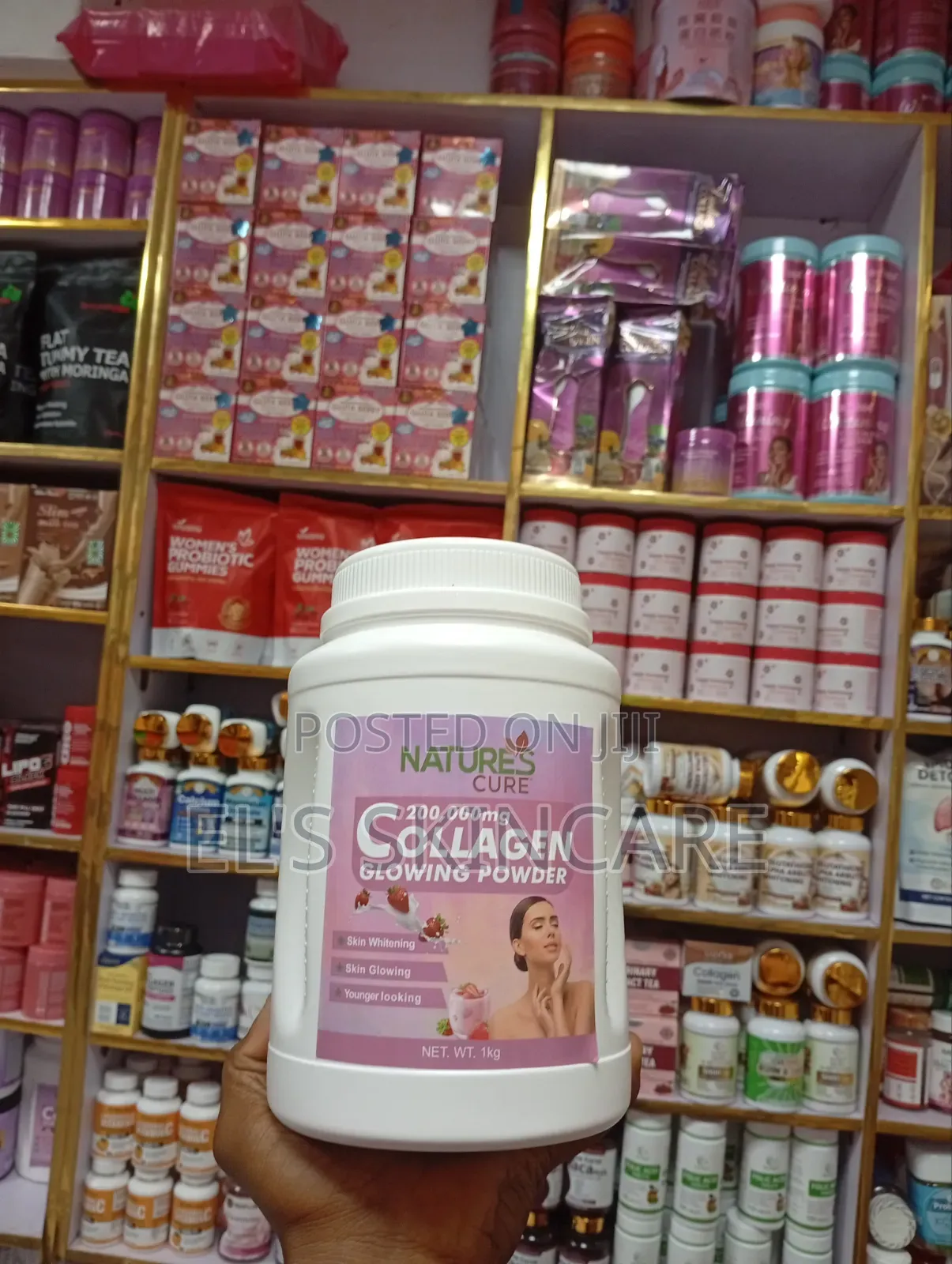 Nature's Cure Collagen Glowing Powder
