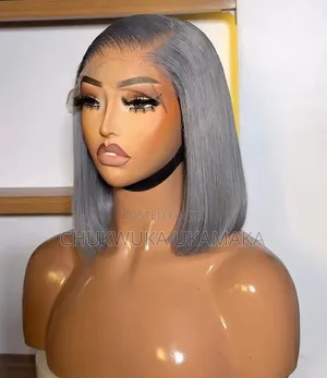 Gray Bone Straight With 6by6 Closure