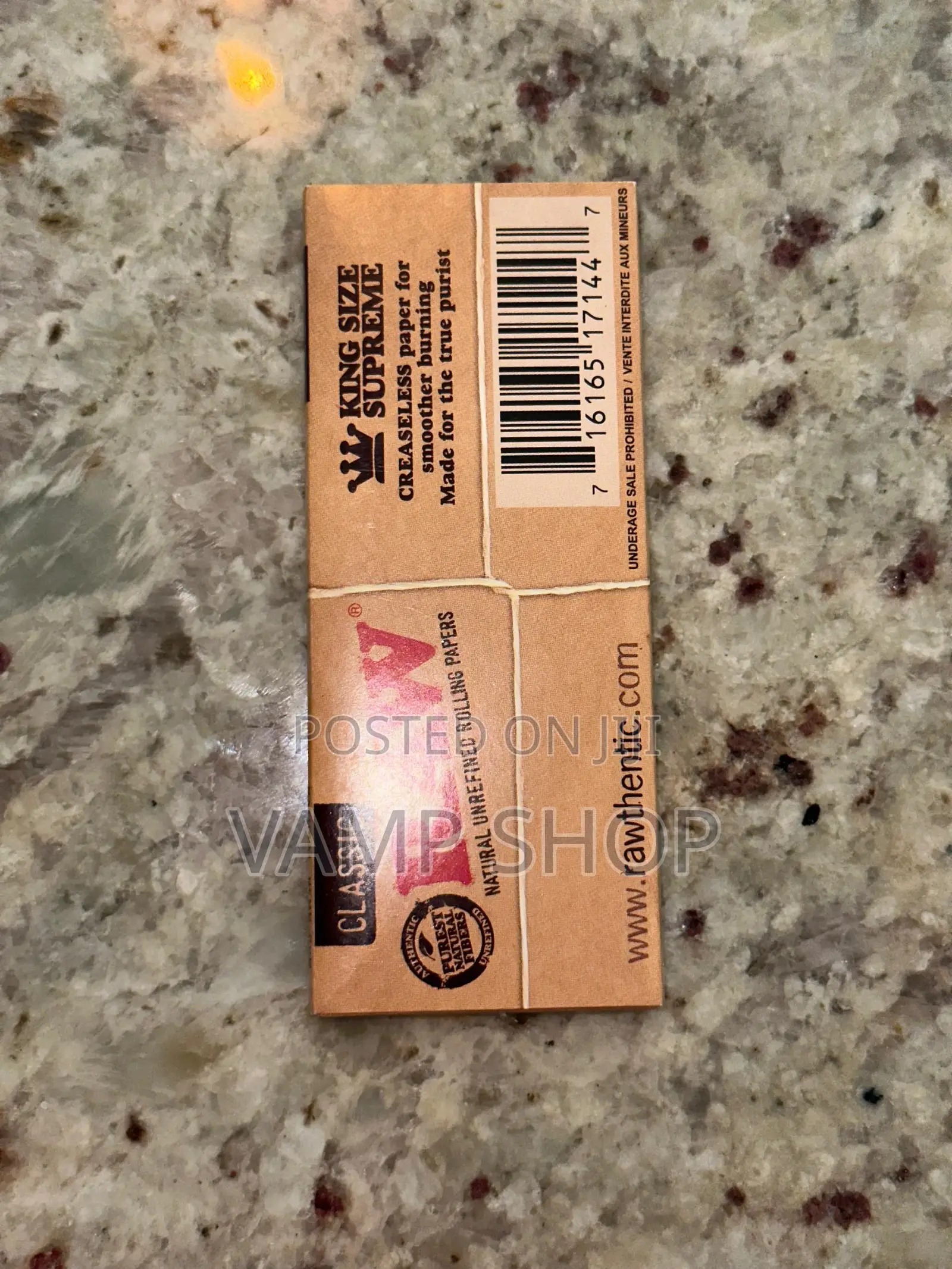 Raw Rolling Papers ( King Size Supreme)