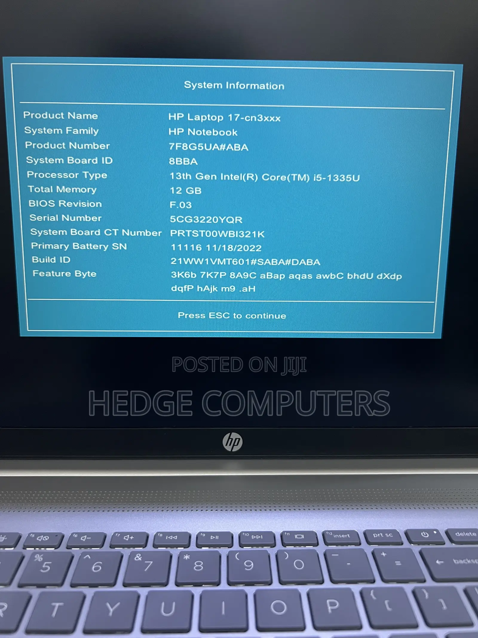 Laptop HP 12GB Intel Core i5 SSD 256GB