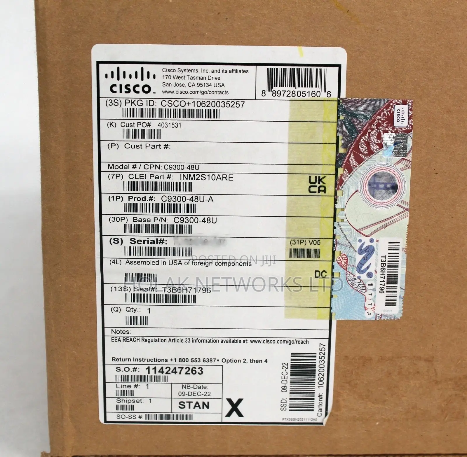Cisco C9300-48u-A