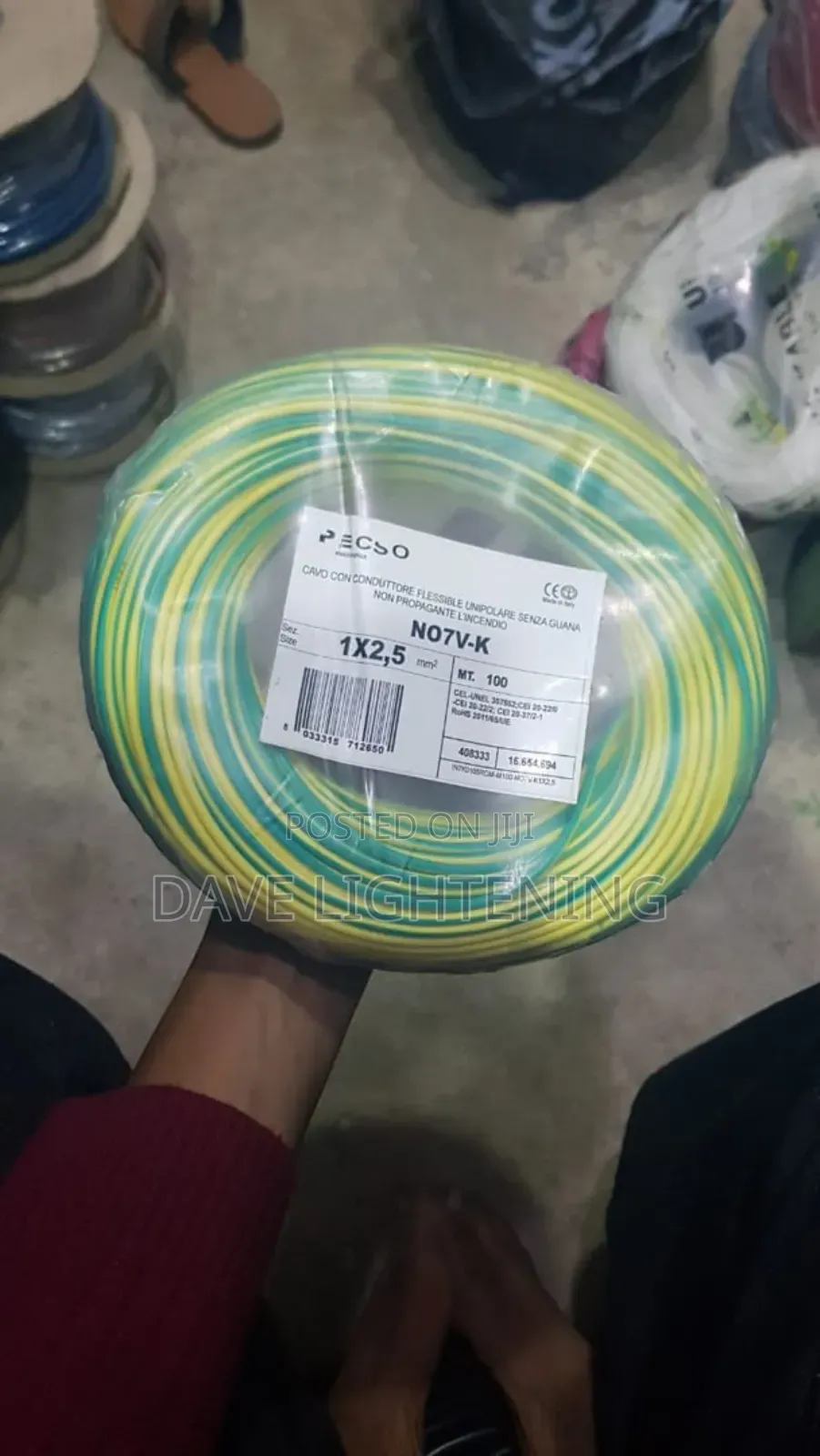 2.5mm Single Core Flexible Cable