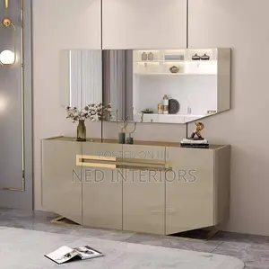Luxury Console Cabinet With Mirror