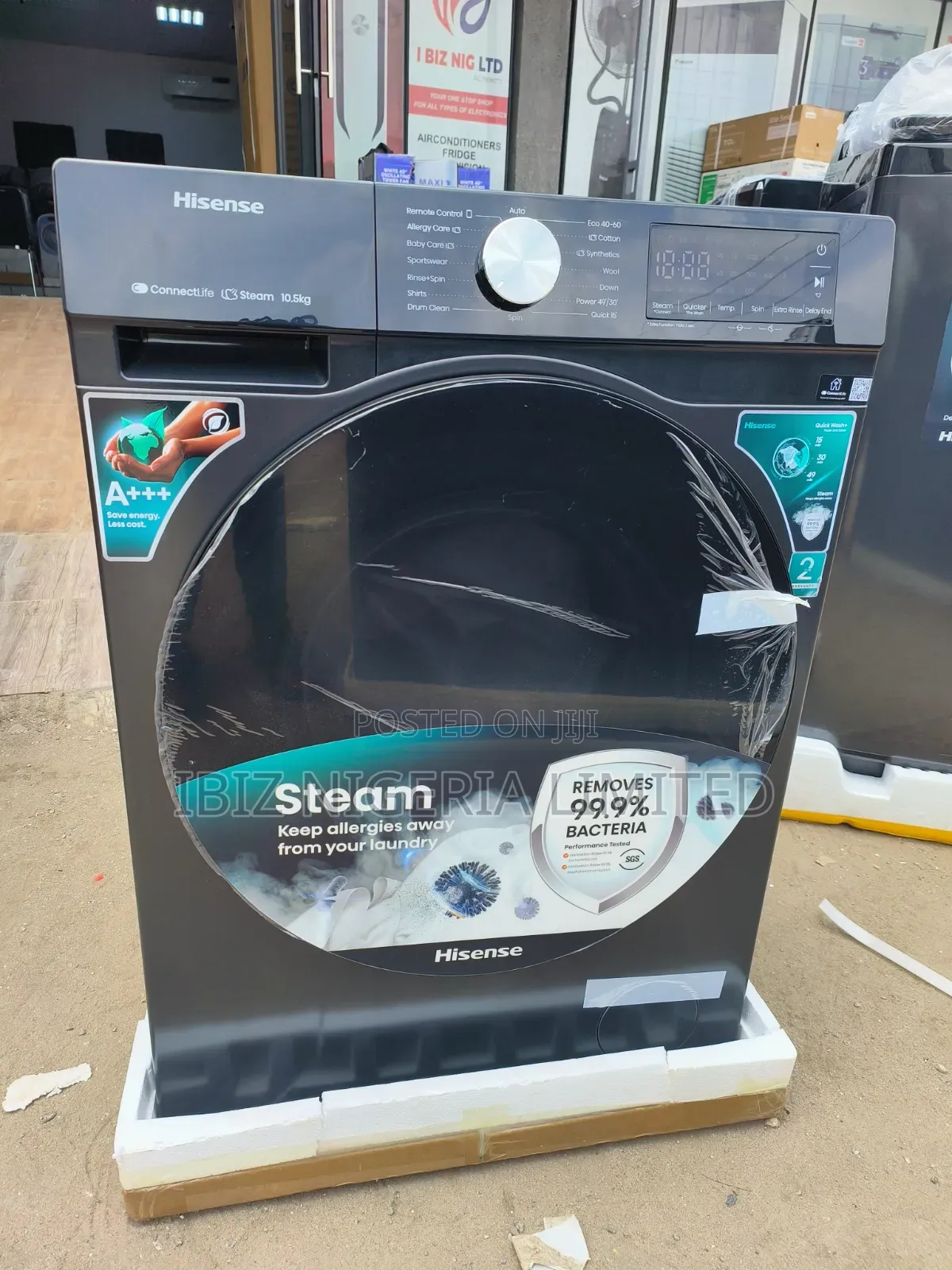 Hisense 10.5kg Washing Machine (Front Load)