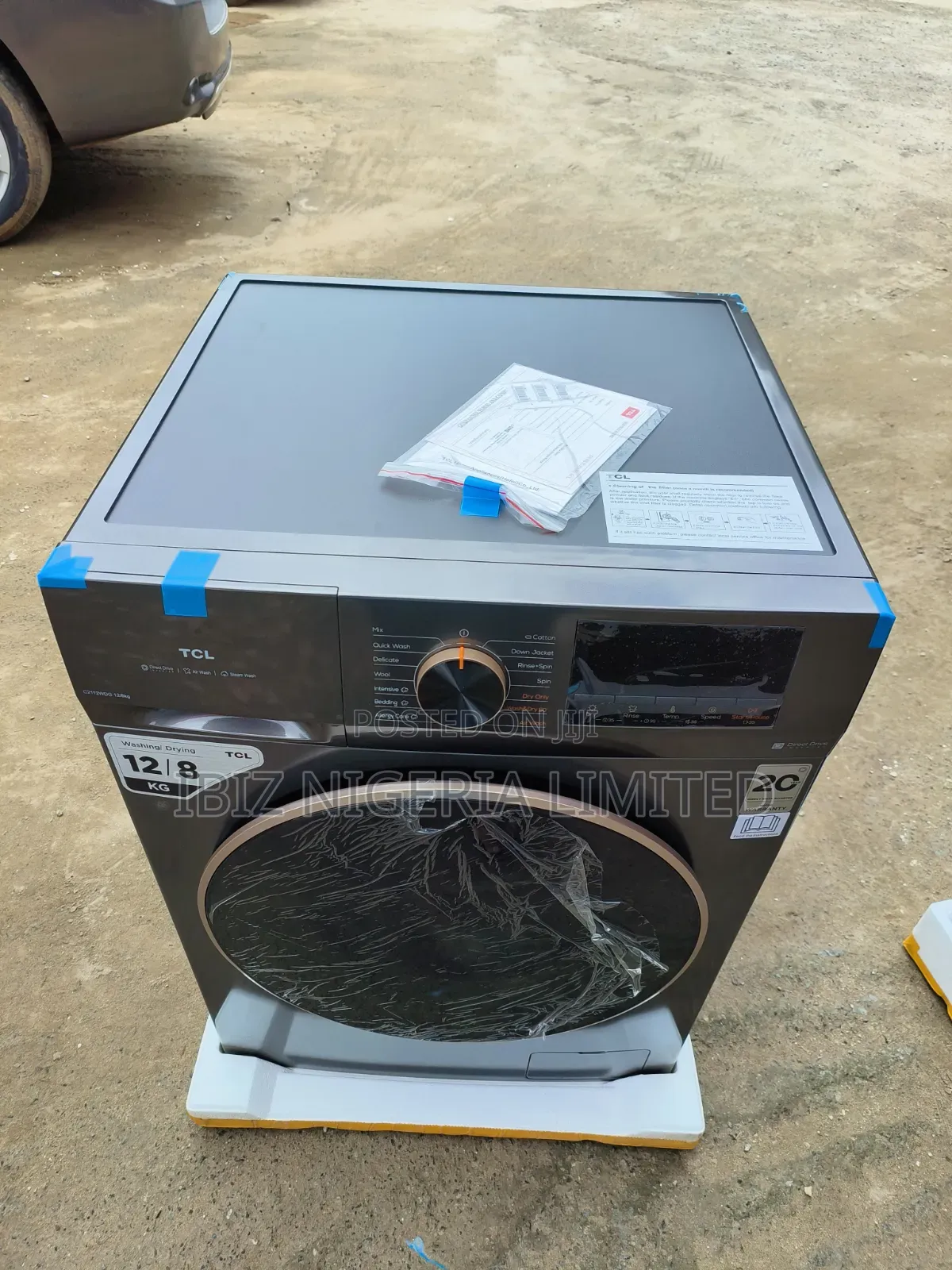 TCL 12/8kg Washing Machine (Front Load)