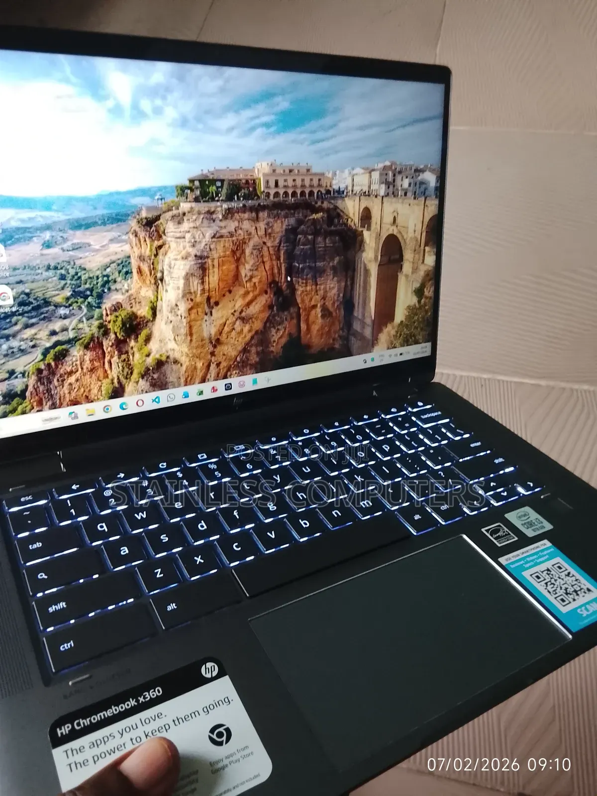 Laptop HP Chromebook X360 8GB Intel Core i3 eMMC 60GB