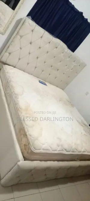 Special Cream Colour 6/6 Bed Frame With Mattress
