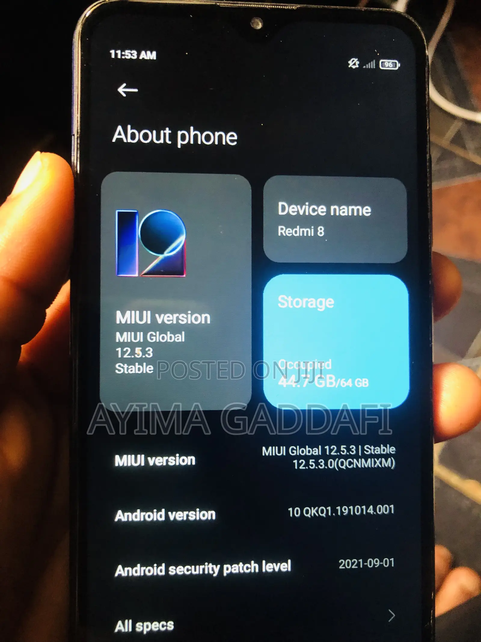 Xiaomi Redmi 8 64 GB Black