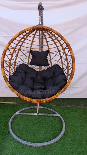 Black Cushion Swing Chair