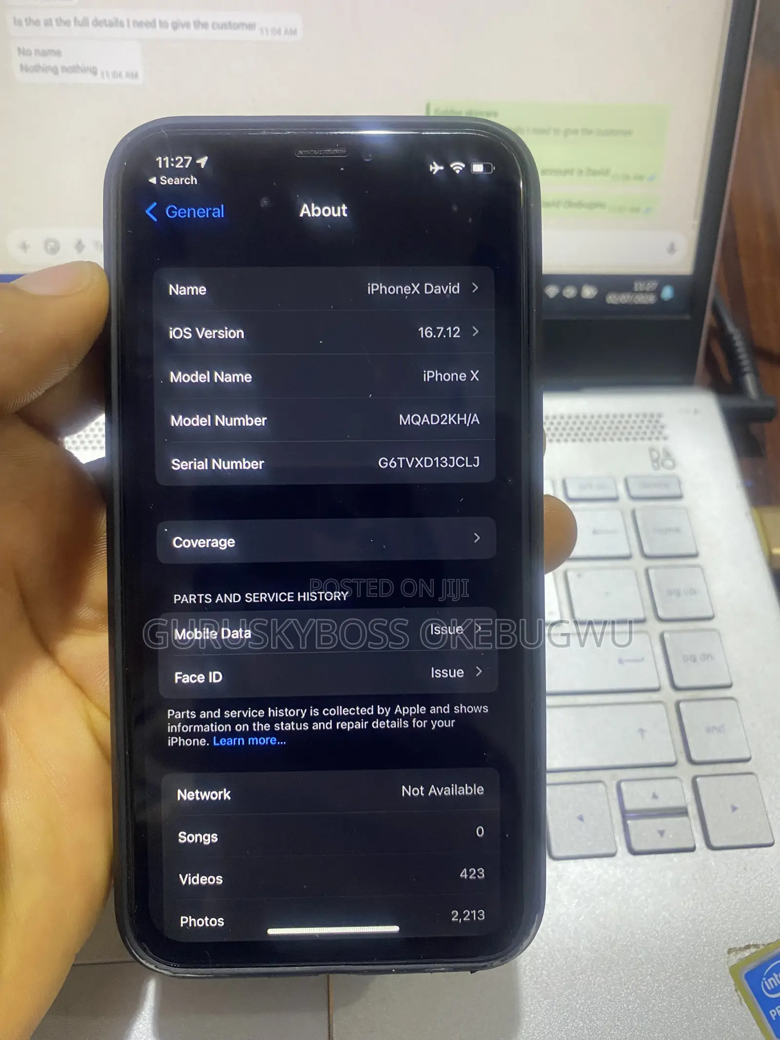 Apple iPhone X 64 GB White