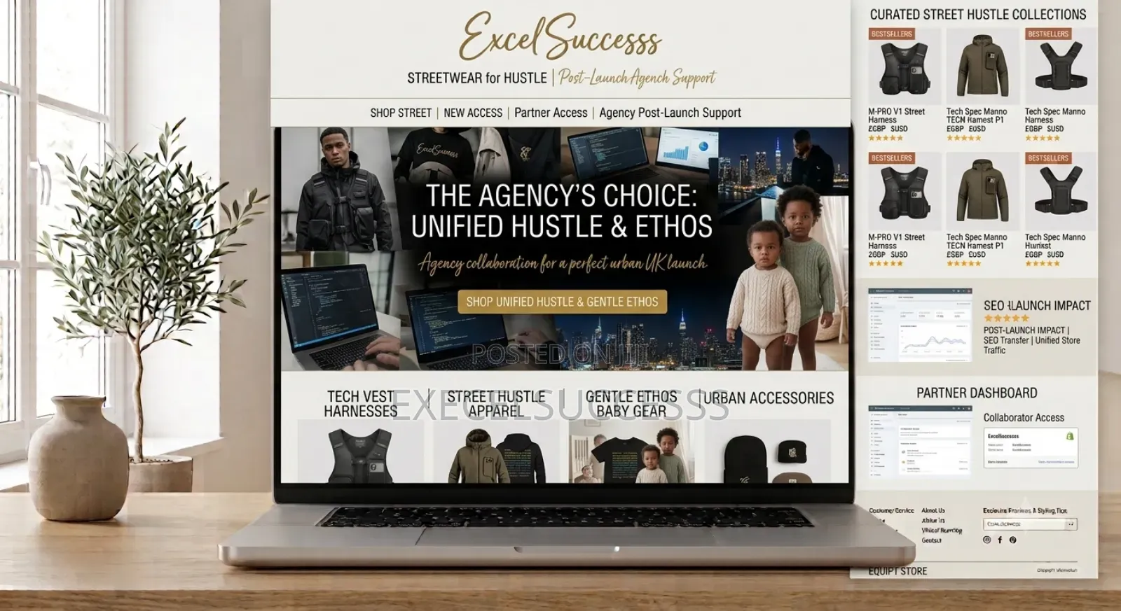 Design Luxury Build Business Website and E-Commerce Website Success