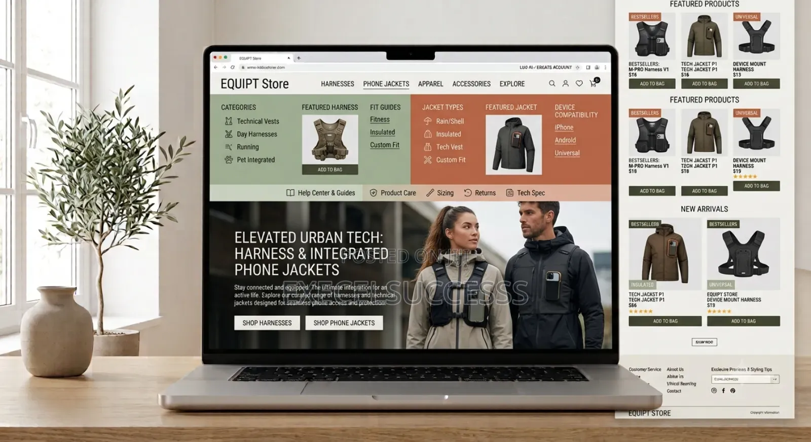 Design Luxury Build Business Website and E-Commerce Website Success