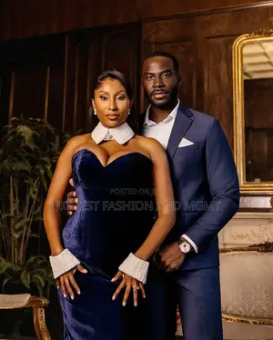 Luxury Sweetheart Velvet Reception Dress + Train