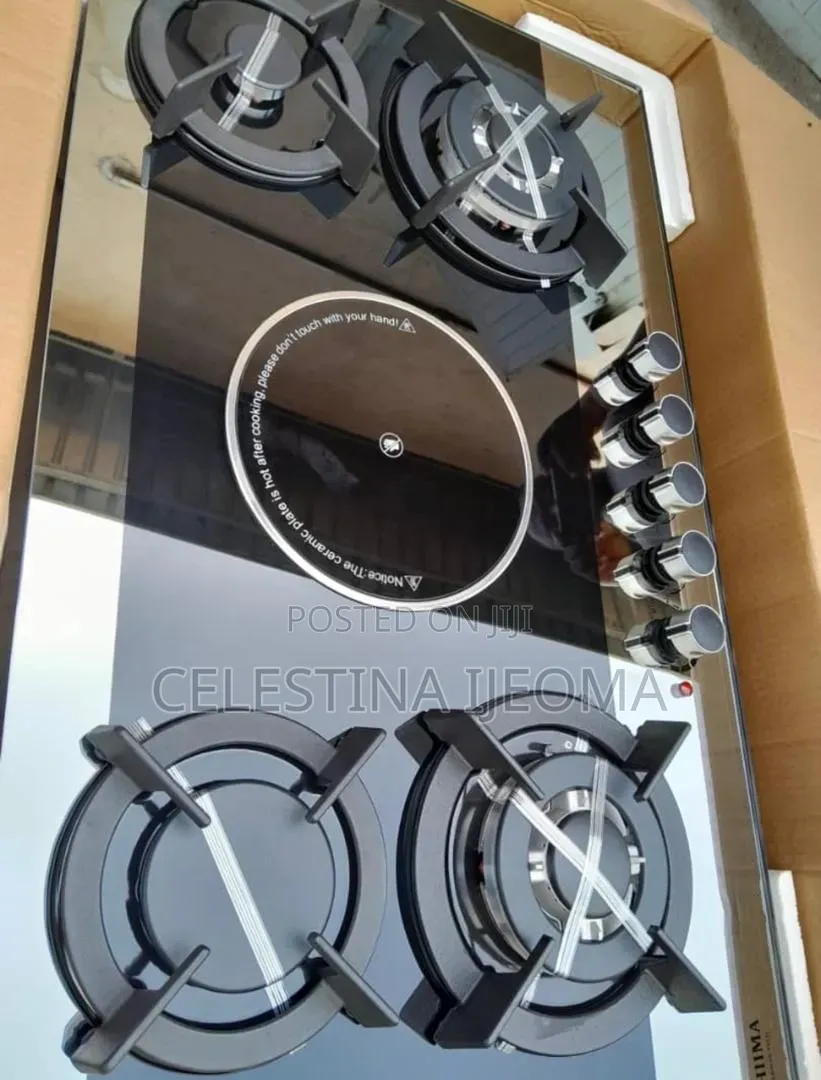 5 Burner Gas Cooker With Electric