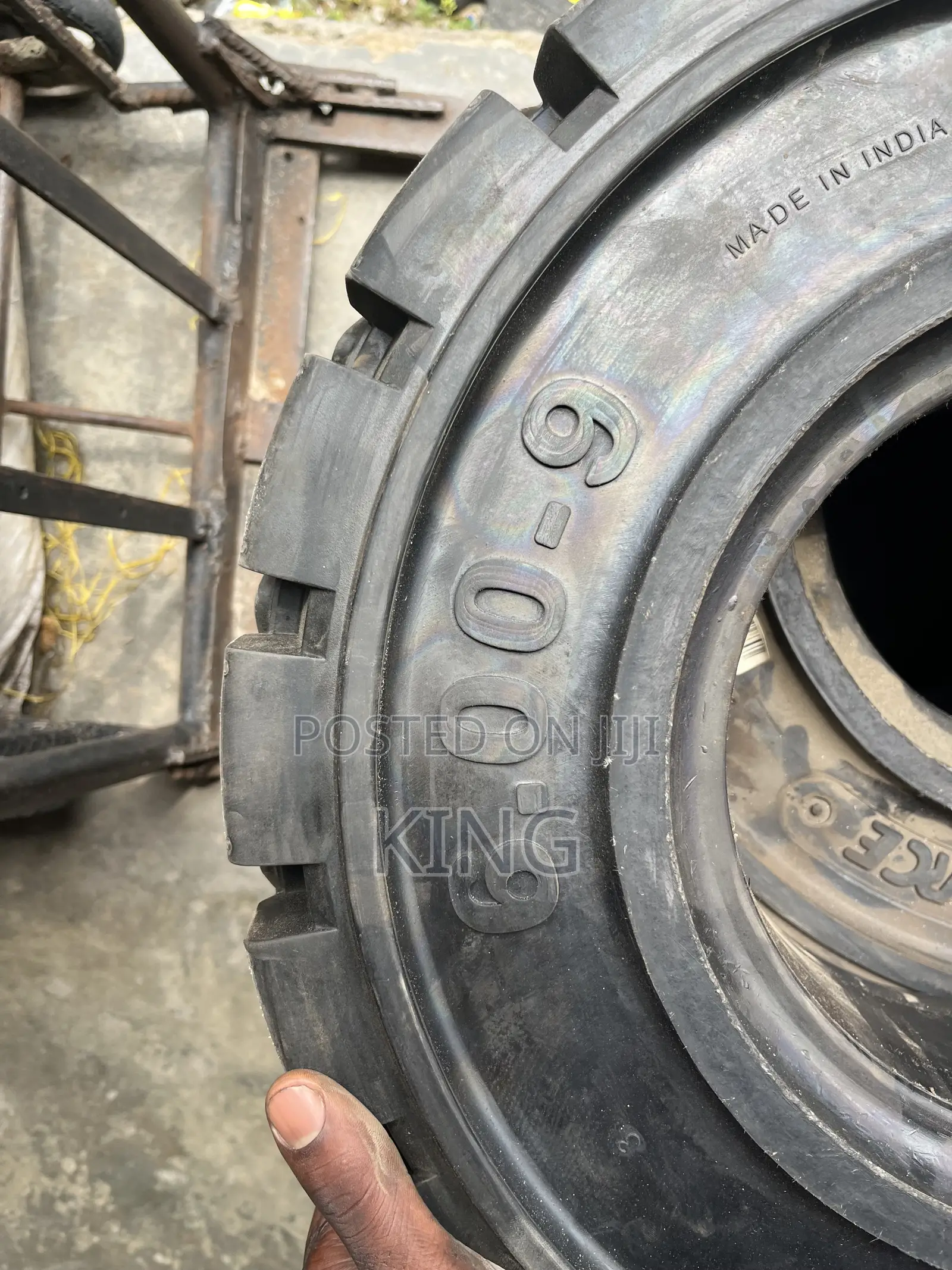 Total Source 6.00-9 Solid Forklift Tyre – Brand New