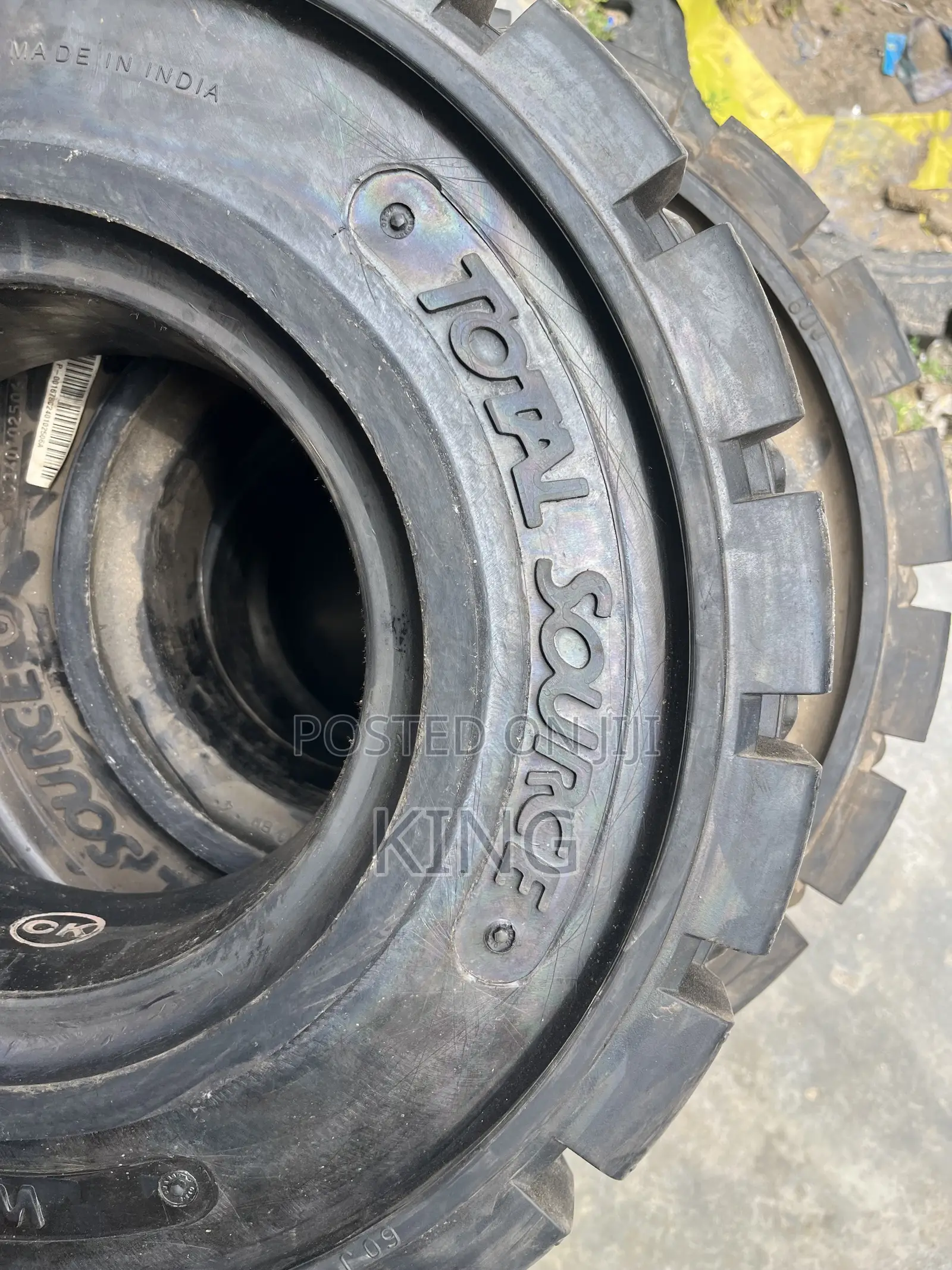 Total Source 6.00-9 Solid Forklift Tyre – Brand New