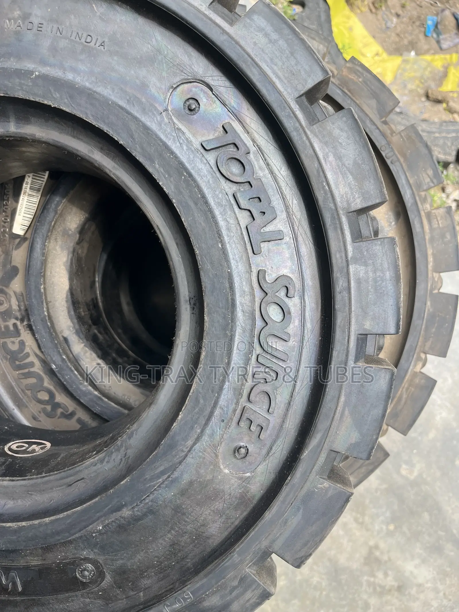 Total Source 6.00-9 Solid Forklift Tyre – Brand New