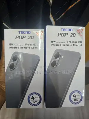 New Tecno Pop 20 64 GB Black