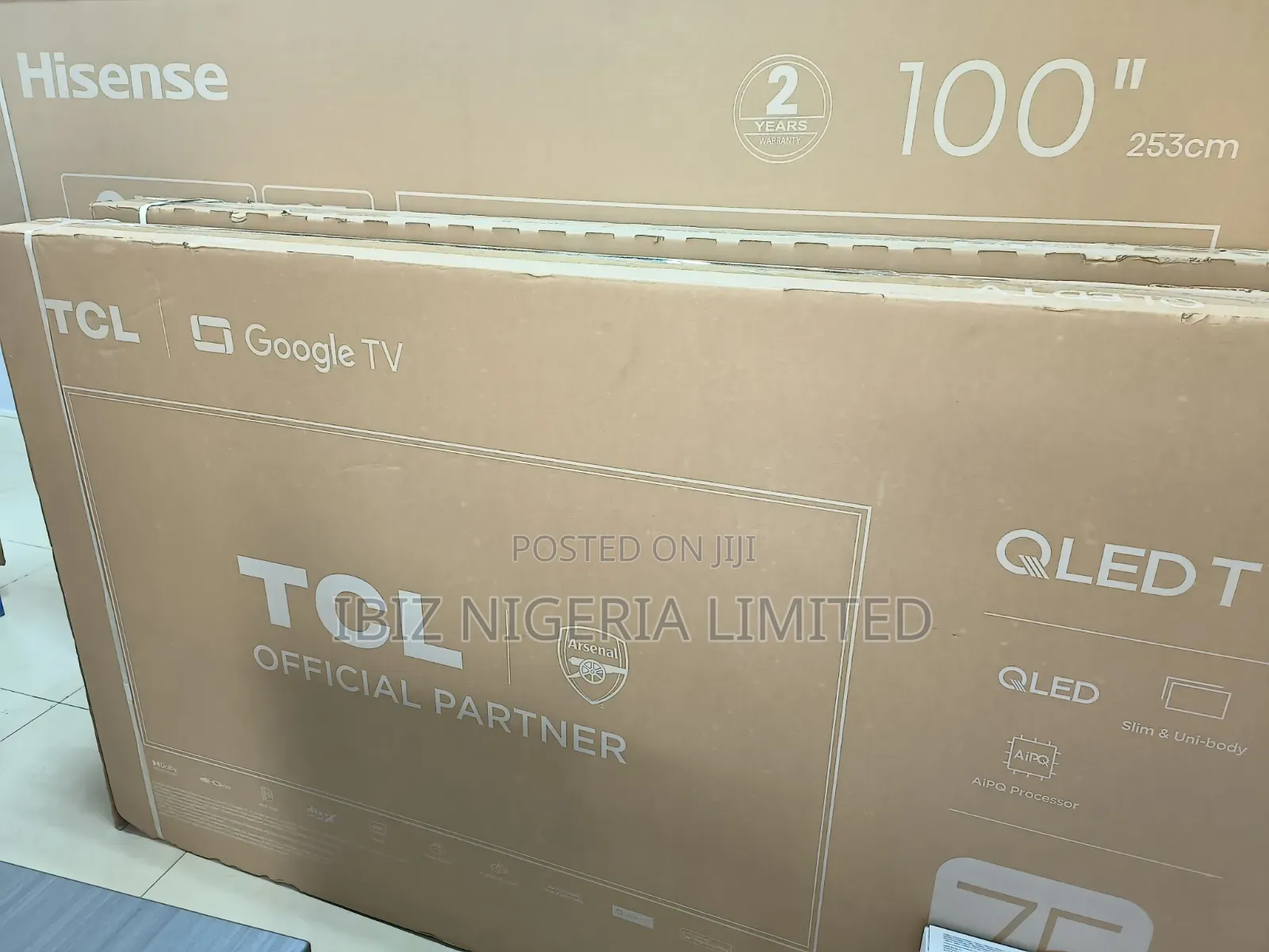 TCL 75" TV(Qled)