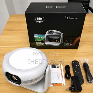 Smart Android 11 Wifi 1080p Hd Projector 260° Rotatable 150-i