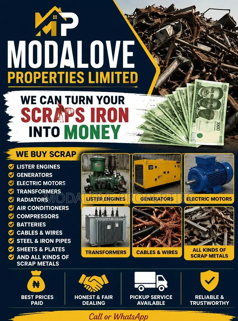Scraps For Sale /Buy