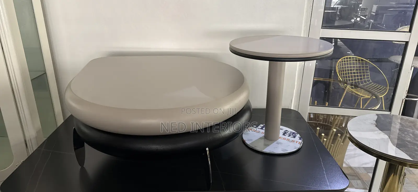 Modern 2-in-1 Coffee Table Set With Side Table