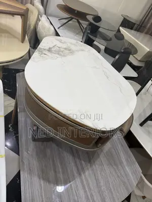 Luxury Modern Coffee Table With Hidden Storage Marble Top Center Table