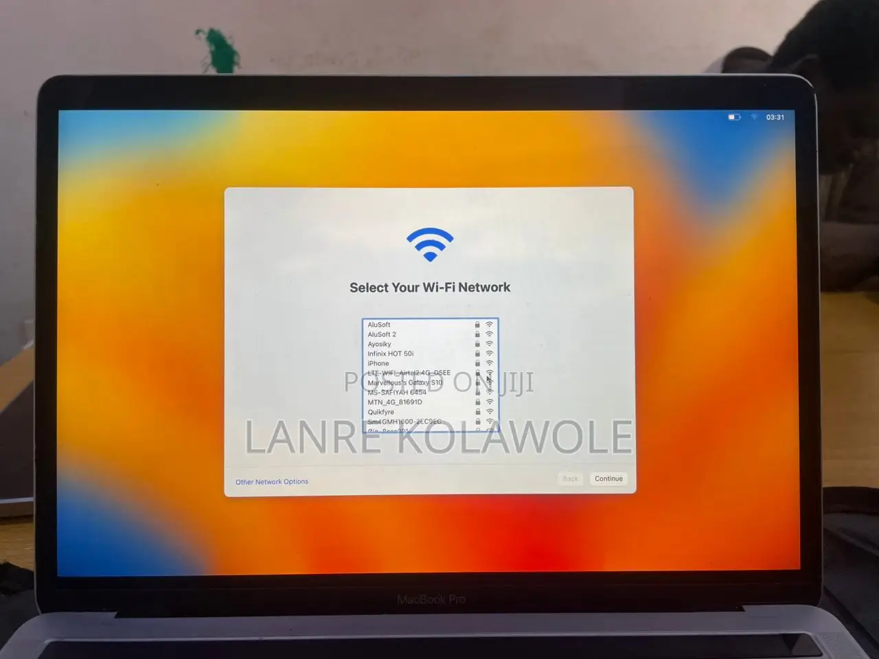 Laptop Apple Macbook Pro 2017 Screen