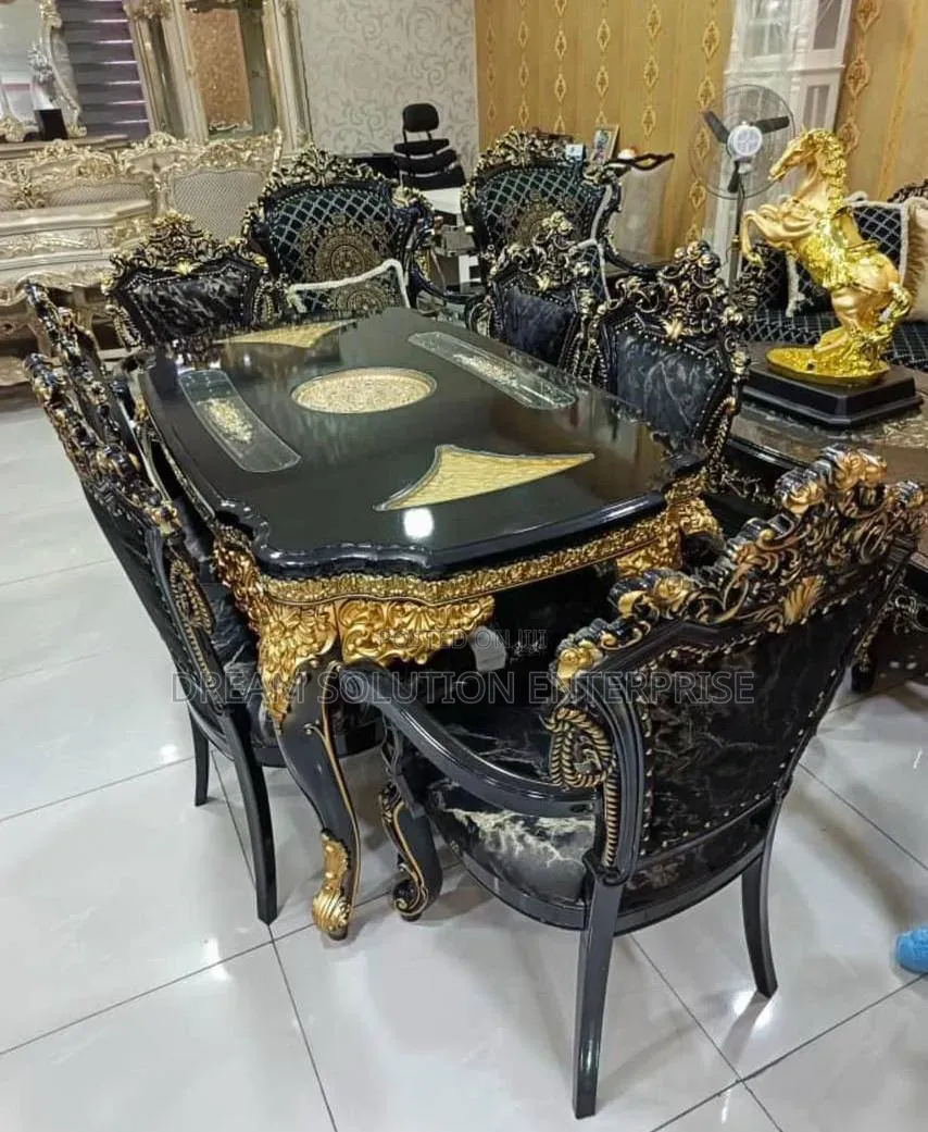 Quality Imported Royal Dining Table With Six Chairs