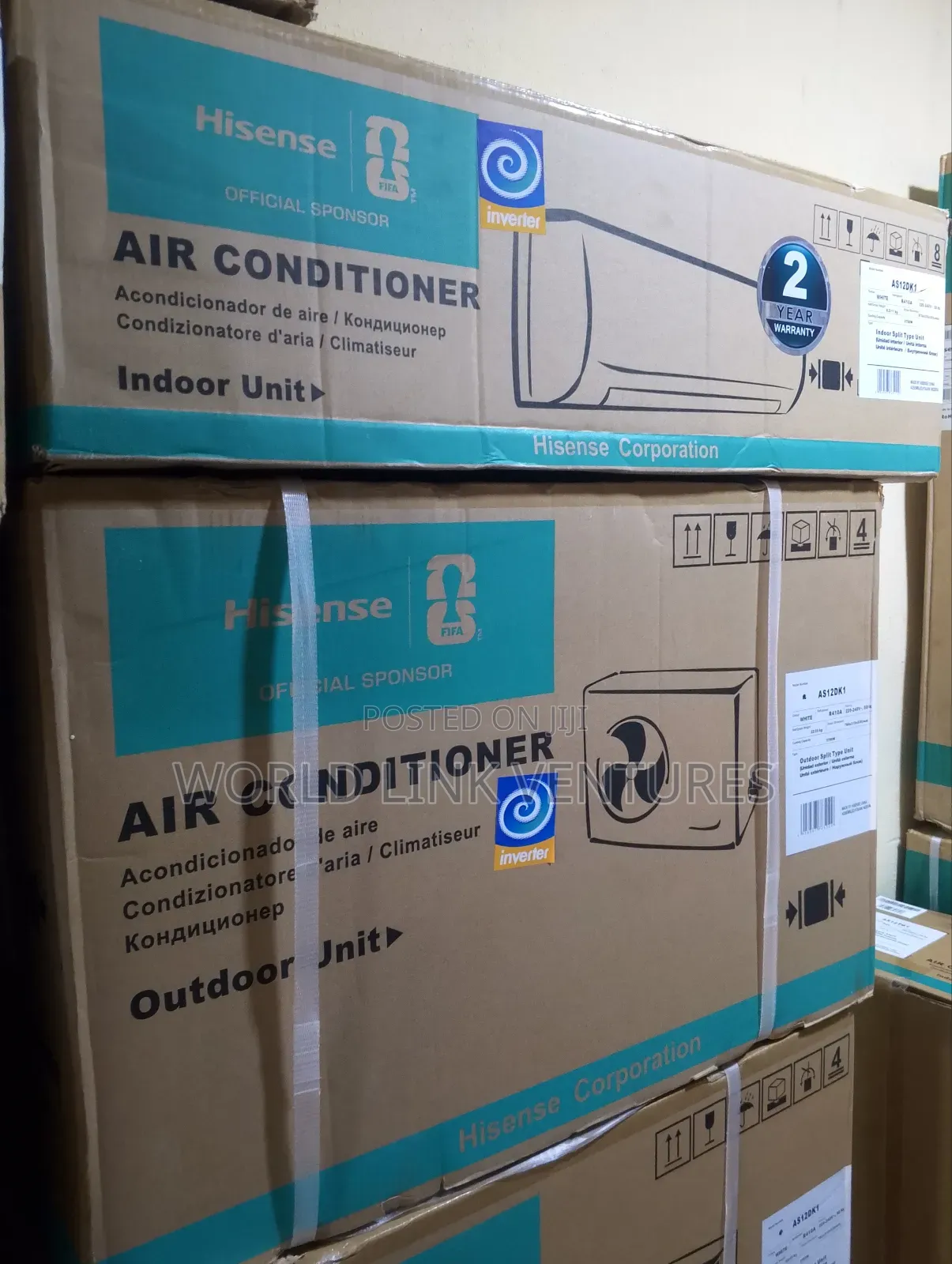 Hisense Split Unit Inverter Ac 1.5 Hp Persent Cooper