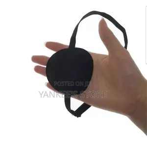 Brand New Unisex Black Felt One Eye Patch