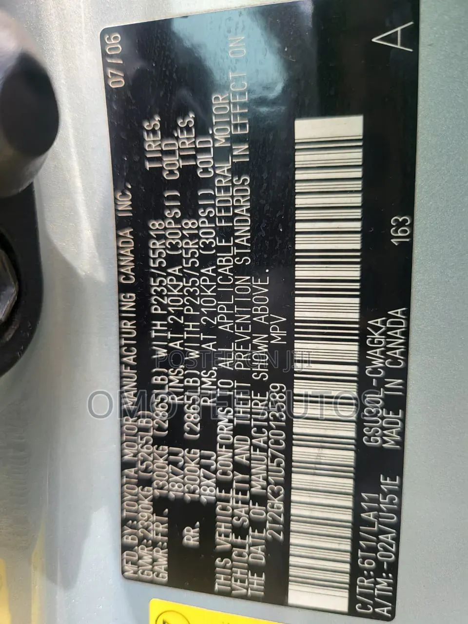 Lexus RX 350 2007 Silver