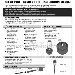 Solar Garden Light 1 Pc