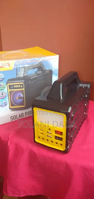 Qasa 4 In1 Solar Power Portable Generator Spp-007+Fm/Mp3 Player