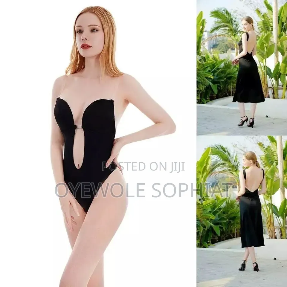 Deep v-Neck Backless Body Shaper