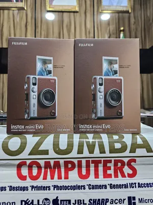 Fujifilm Instax Mini Evo Hybrid Instant Camera Brown