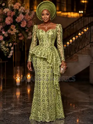 Floral Sequin Lace Fabric –Cord Lace | Available in Different Colors