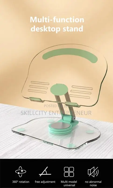 Transparent Desktop Stand
