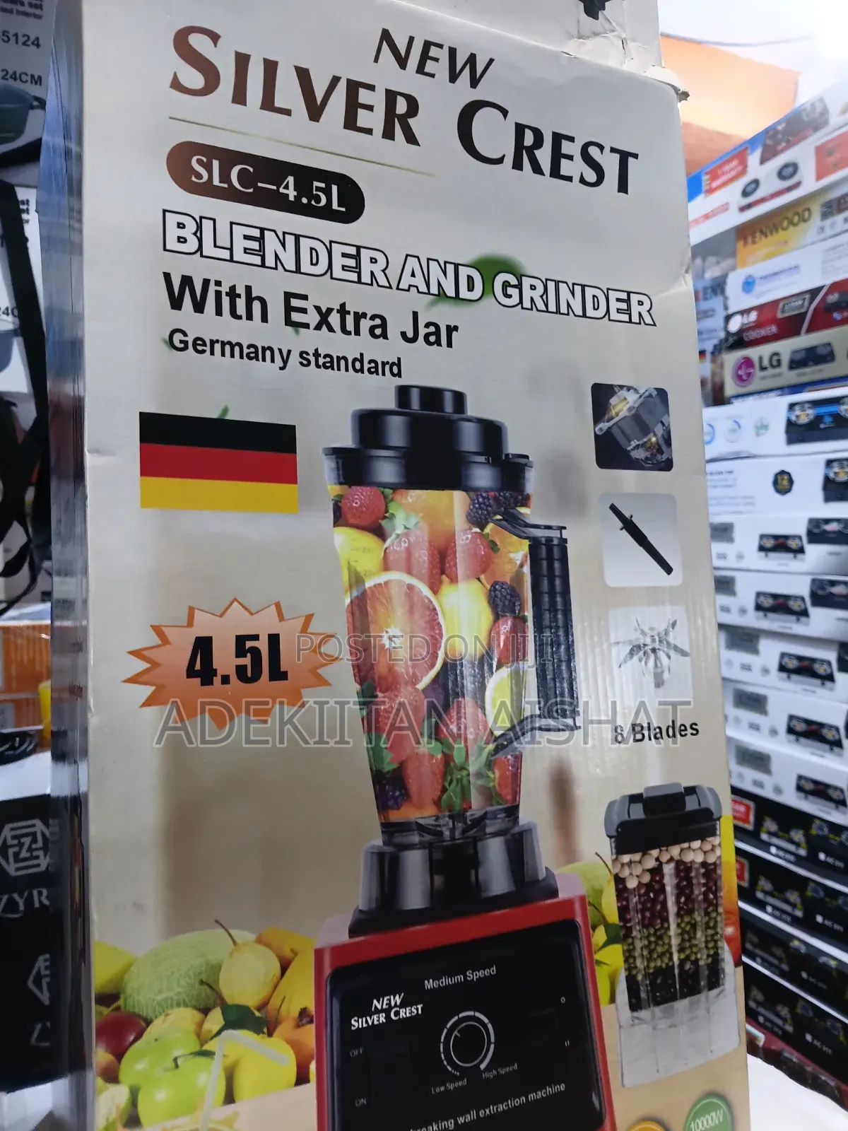 Blender Multifunctional With Dry Mill Jar