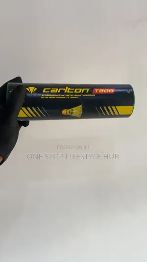 Original Carlton T800 Badminton Shuttlecocks (6-in-1 Tube)