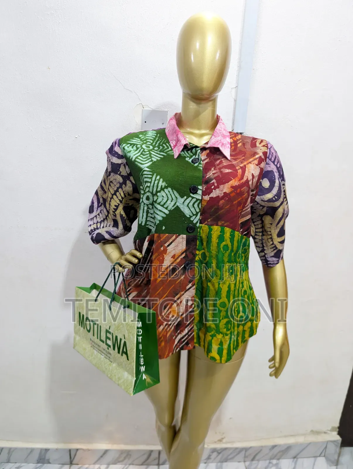 Patch Adire Shirt