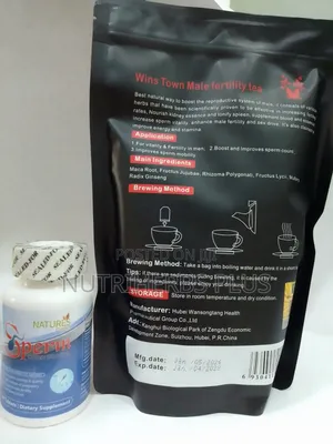 Sperm Count Booster + Male Fertility Tea Builds Quality Sperm