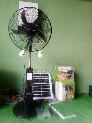 Rechargeable Solar Fan